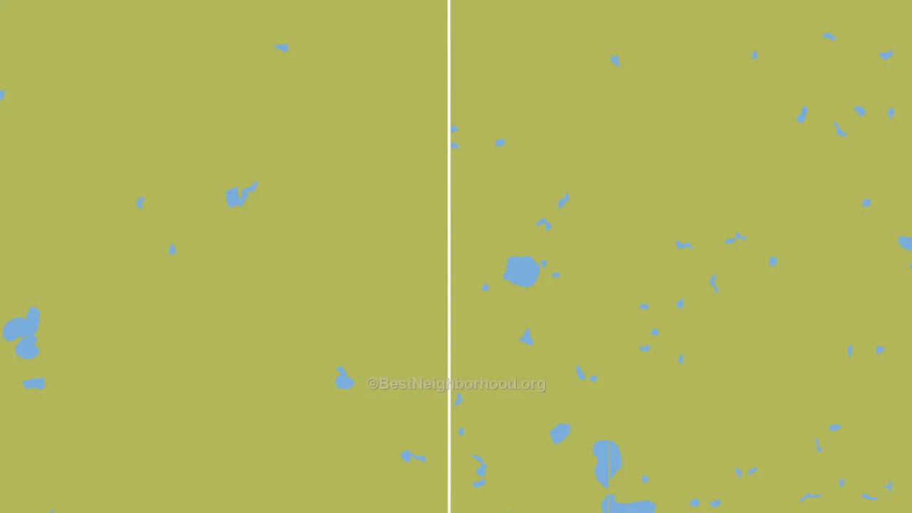 58430, ND block-group voter-turnout map
