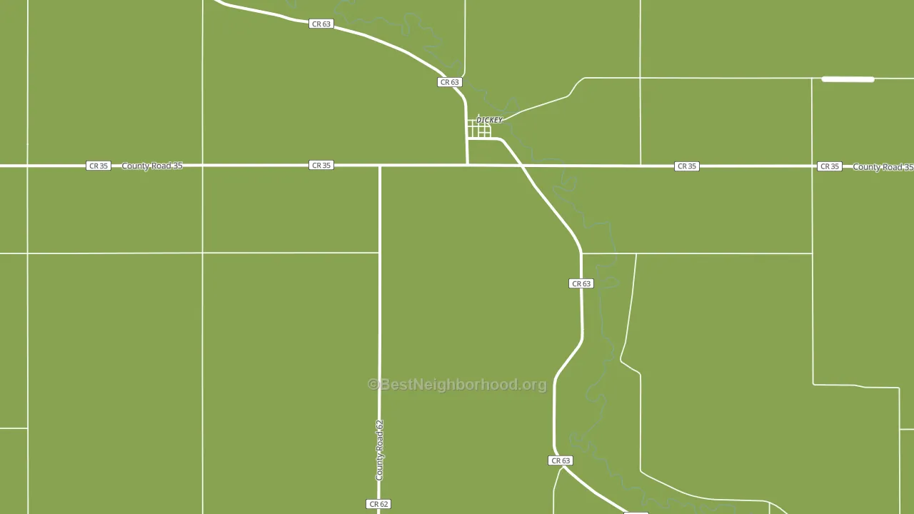 58431, ND block-group voter-turnout map