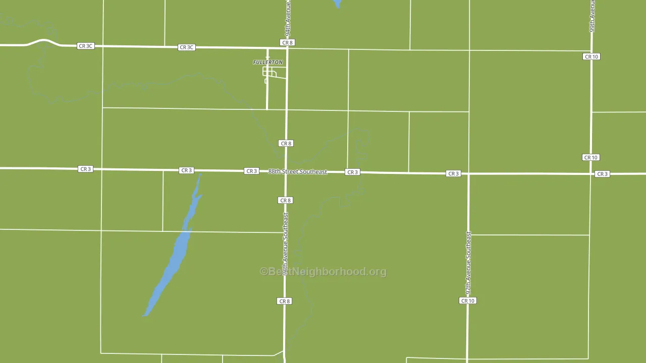 58441, ND block-group voter-turnout map