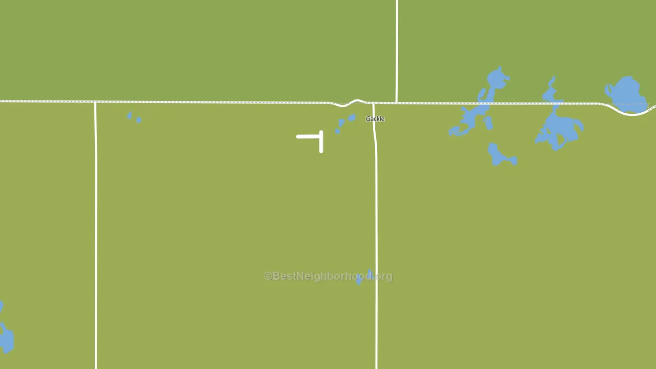 58442, ND block-group voter-turnout map