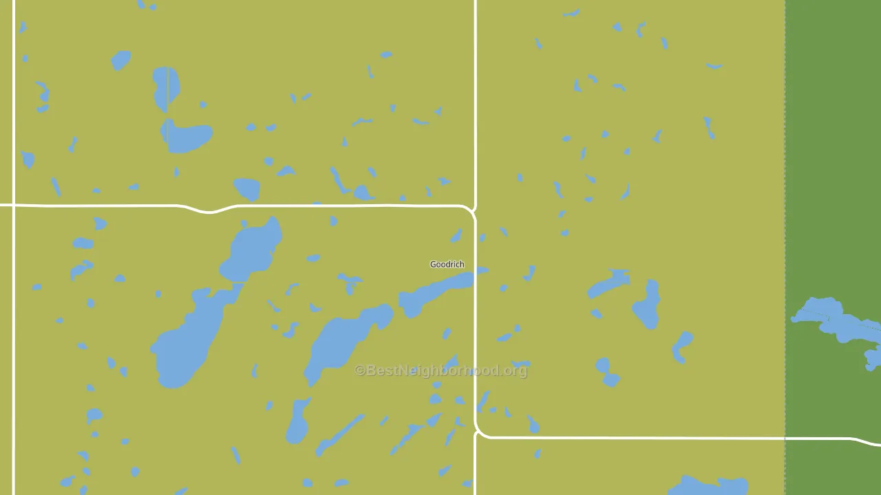 58444, ND block-group voter-turnout map