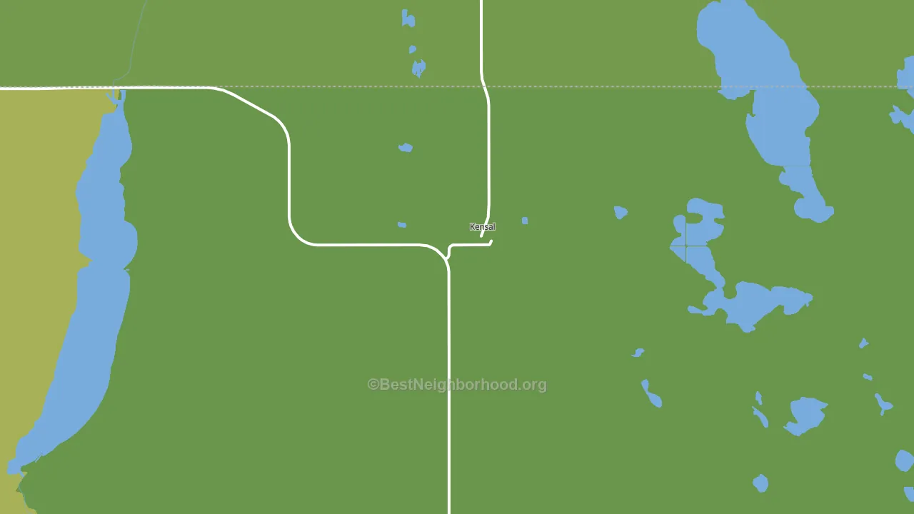 58455, ND block-group voter-turnout map