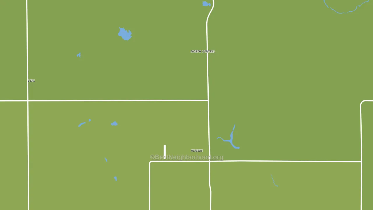 58479, ND block-group voter-turnout map