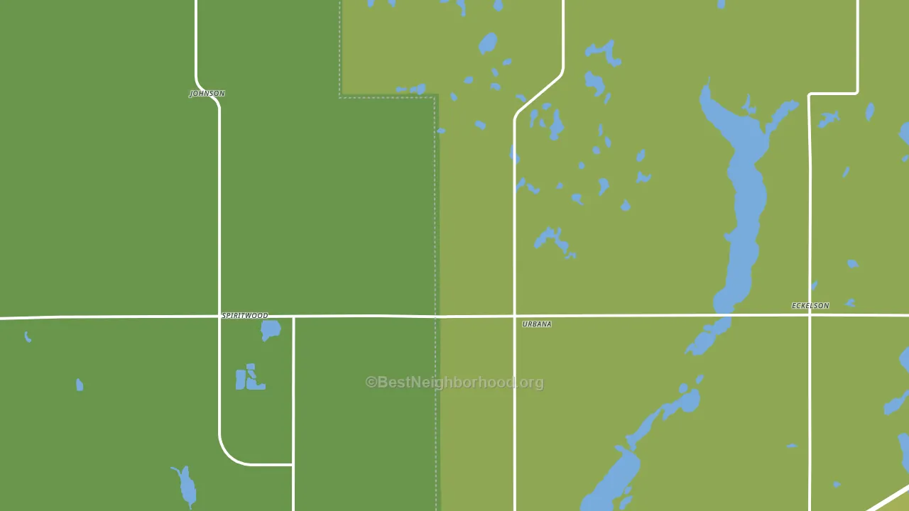 58481, ND block-group voter-turnout map