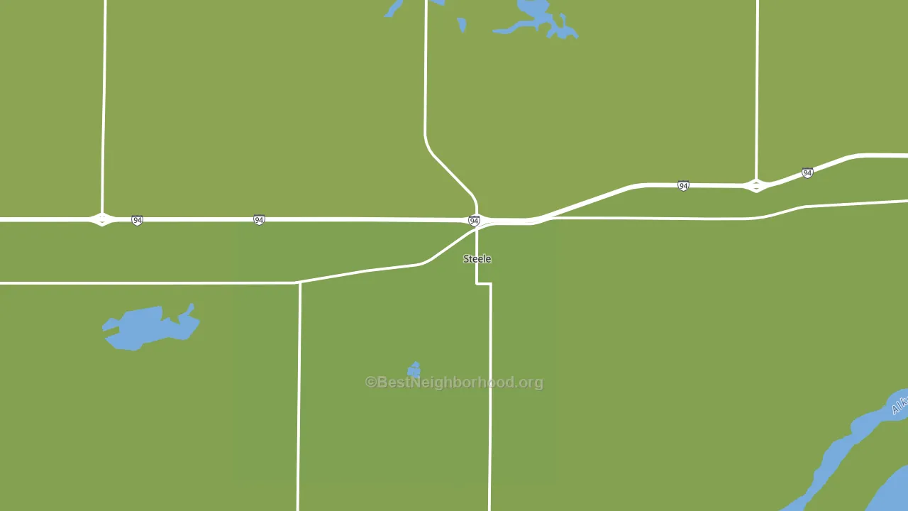 58482, ND block-group voter-turnout map
