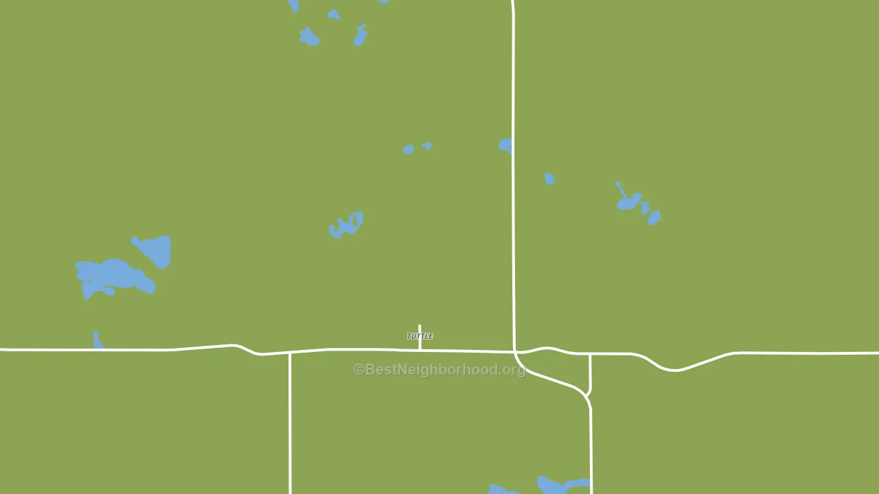 58488, ND block-group voter-turnout map