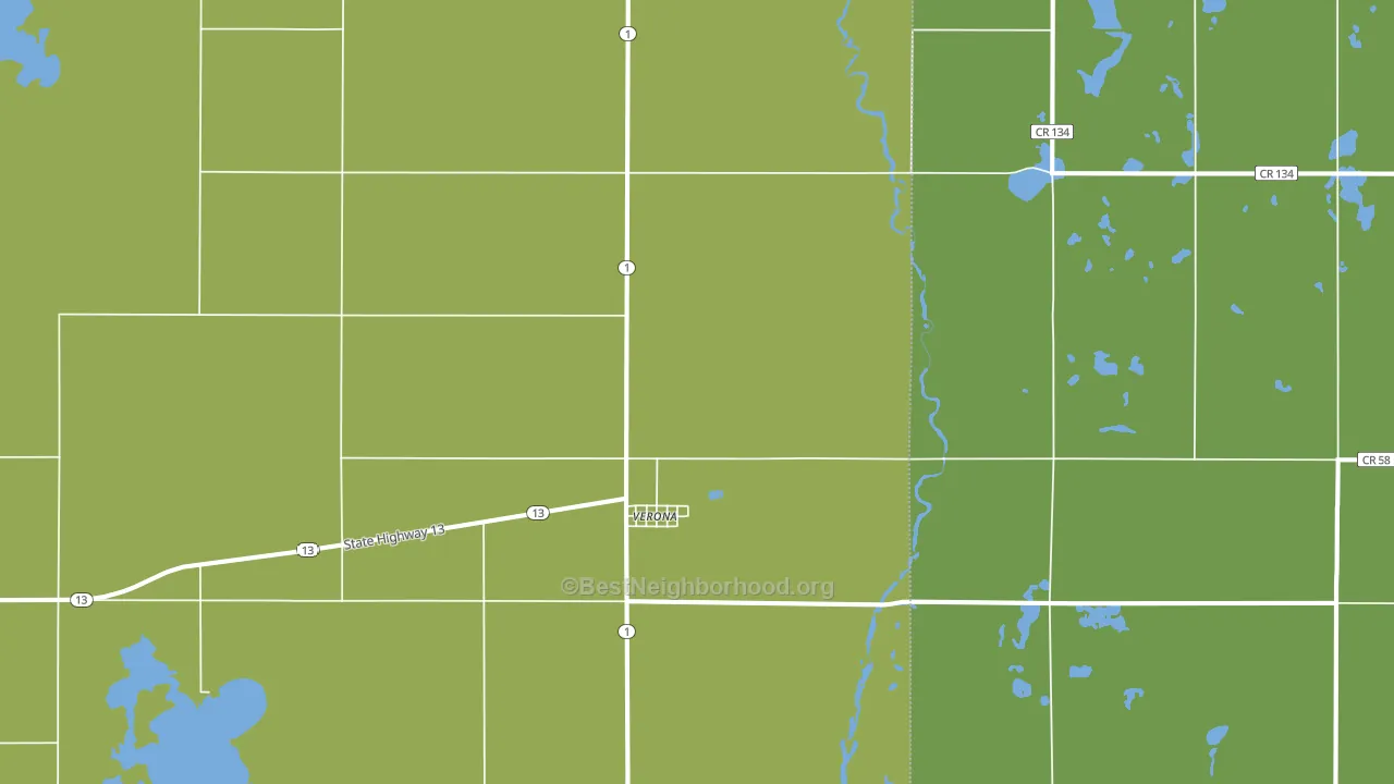 58490, ND block-group voter-turnout map