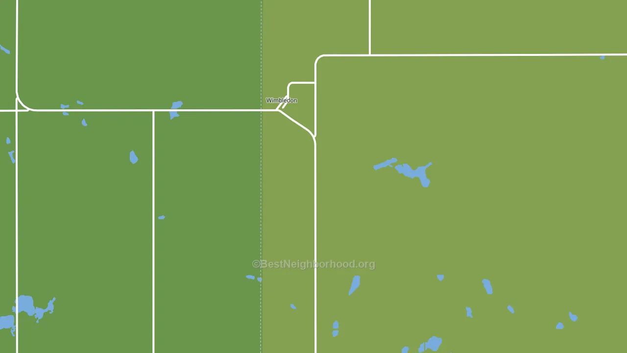 58492, ND block-group voter-turnout map