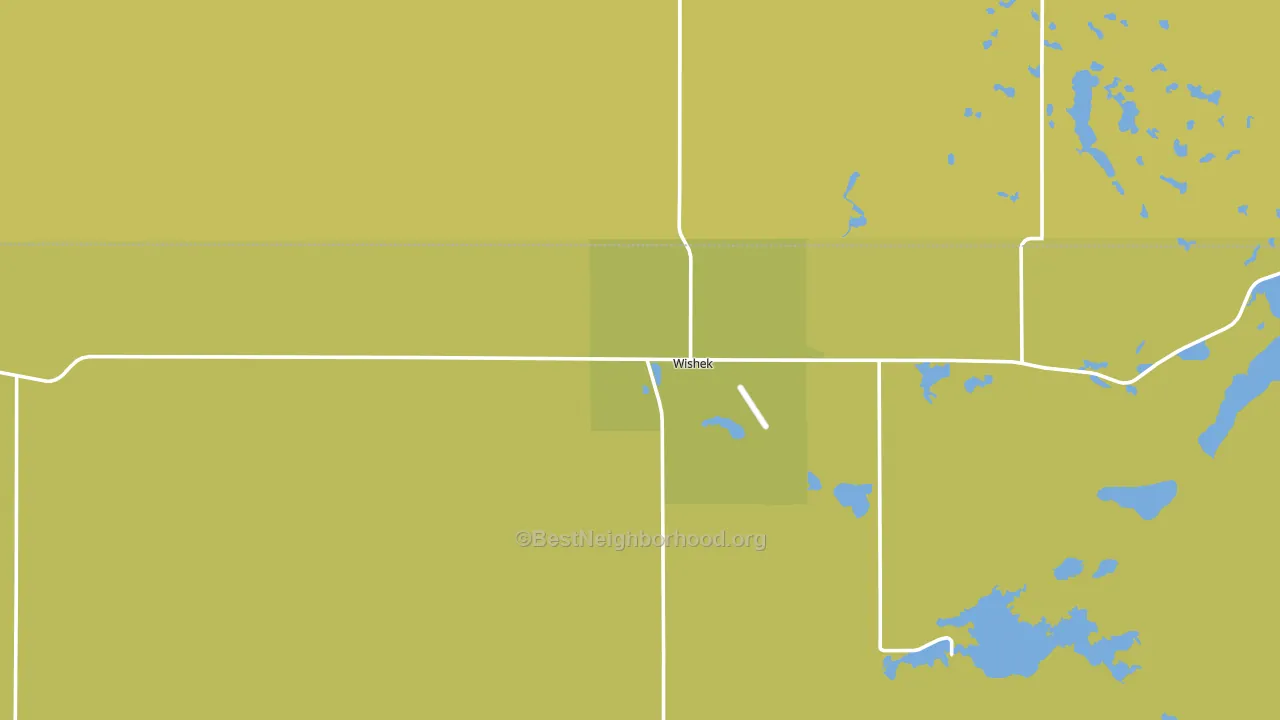 58495, ND block-group voter-turnout map
