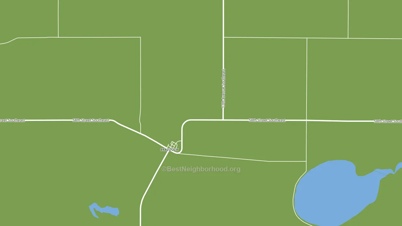 58524, ND block-group voter-turnout map