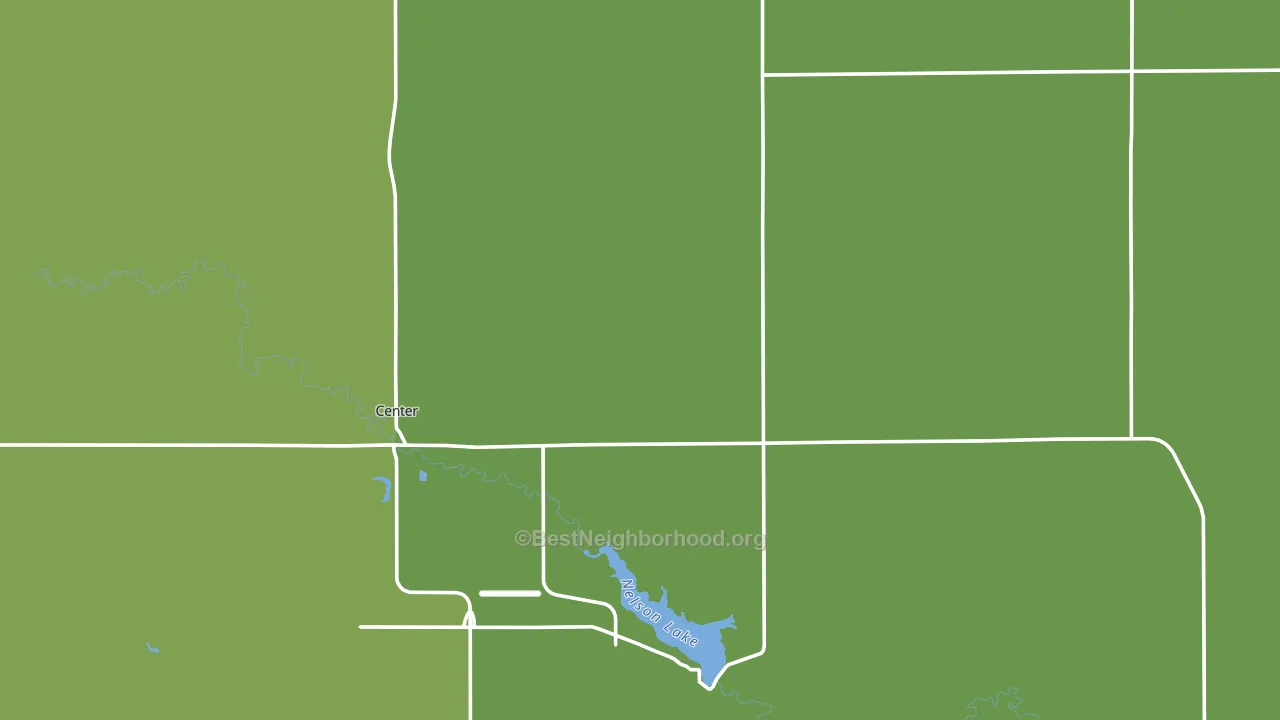 58530, ND block-group voter-turnout map