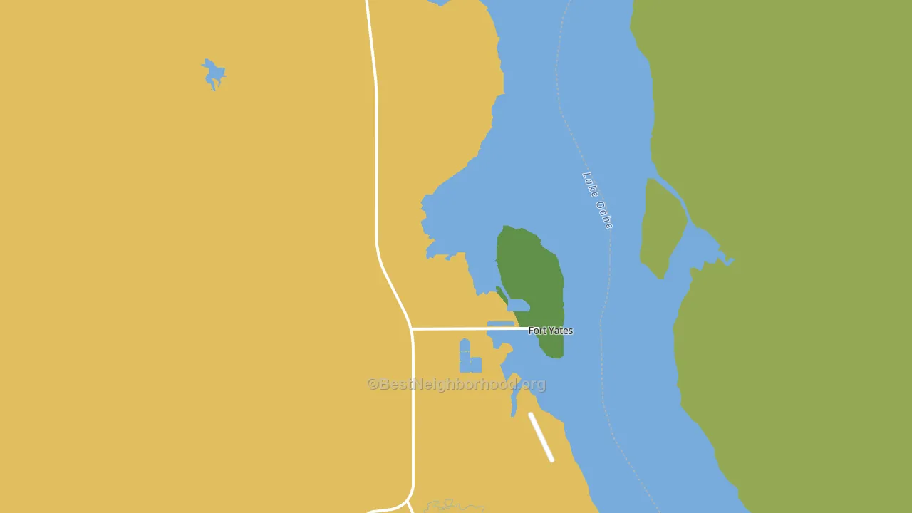 58538, ND block-group voter-turnout map