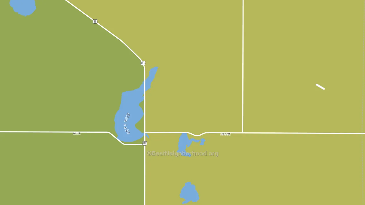 58542, ND block-group voter-turnout map