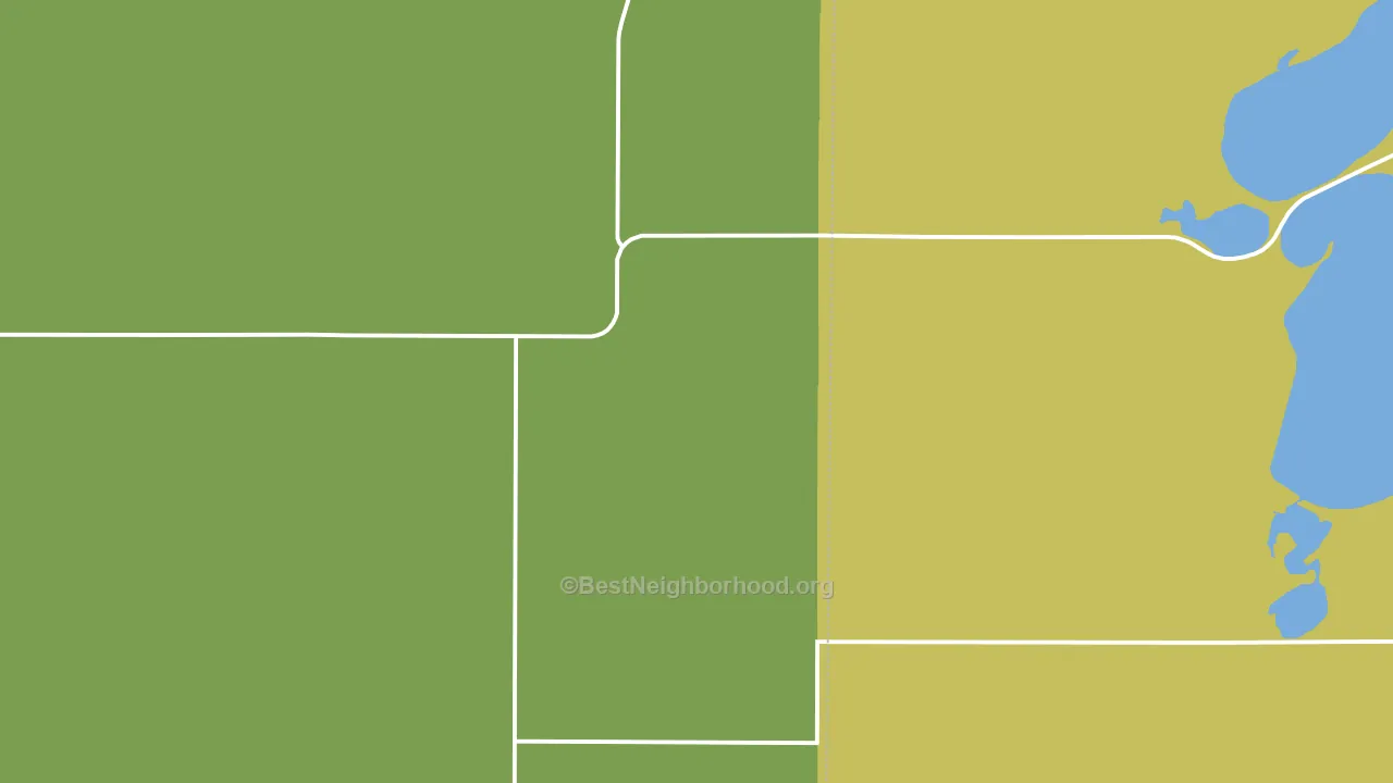 58549, ND block-group voter-turnout map