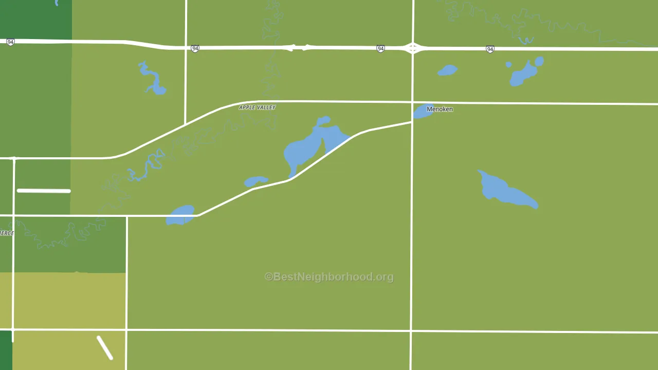 58558, ND block-group voter-turnout map