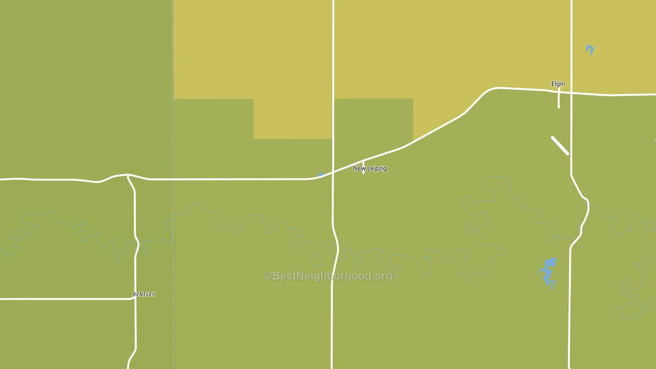 58562, ND block-group voter-turnout map