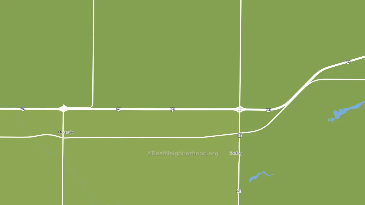 58572, ND block-group voter-turnout map