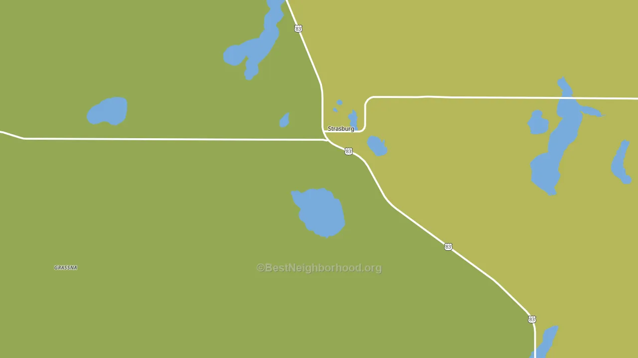58573, ND block-group voter-turnout map
