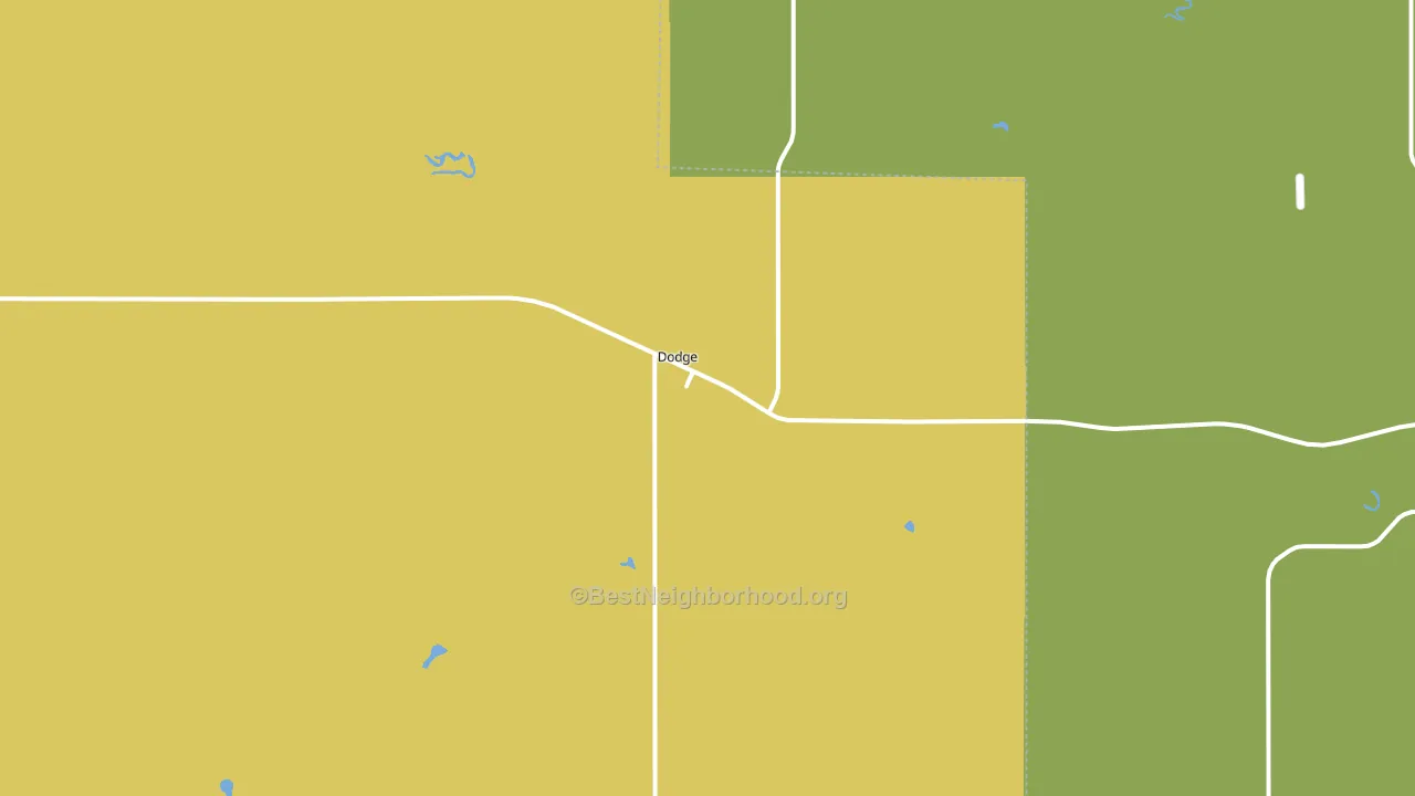 58625, ND block-group voter-turnout map