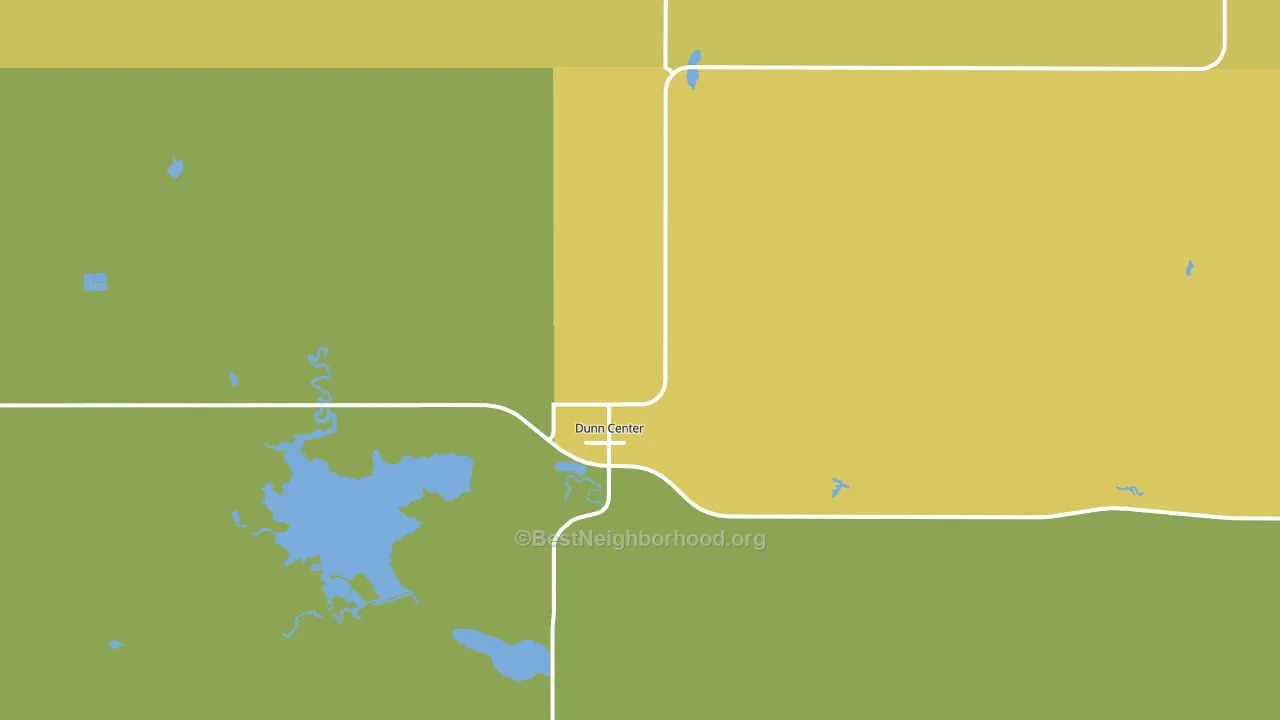 58626, ND block-group voter-turnout map