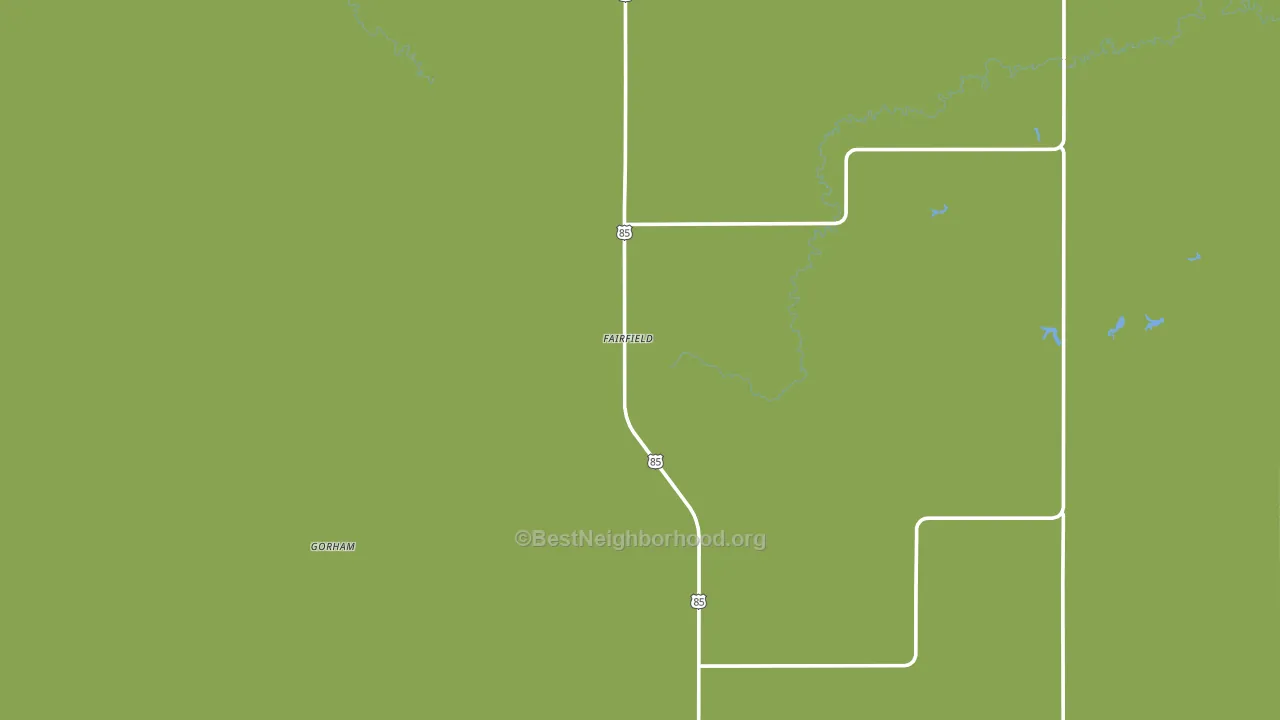 58627, ND block-group voter-turnout map