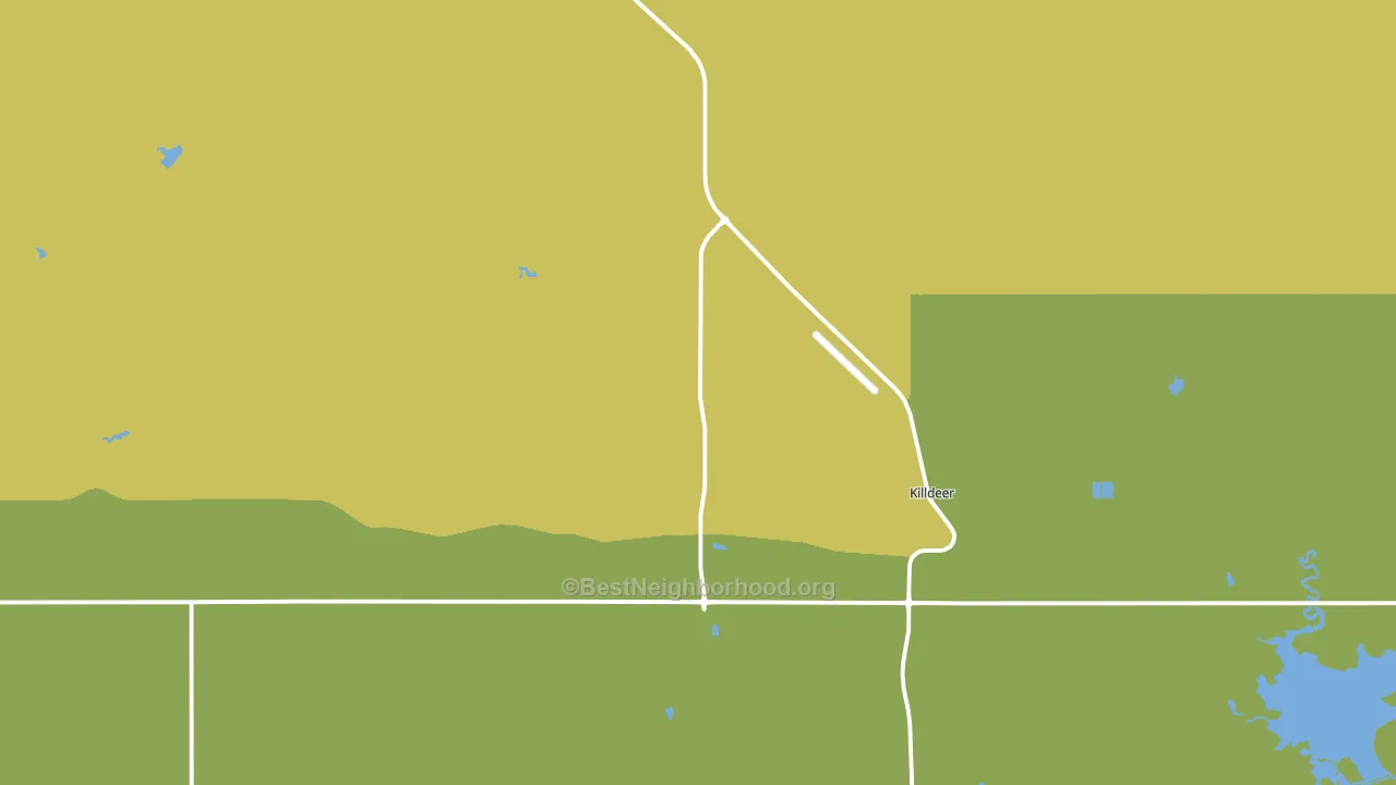58640, ND block-group voter-turnout map