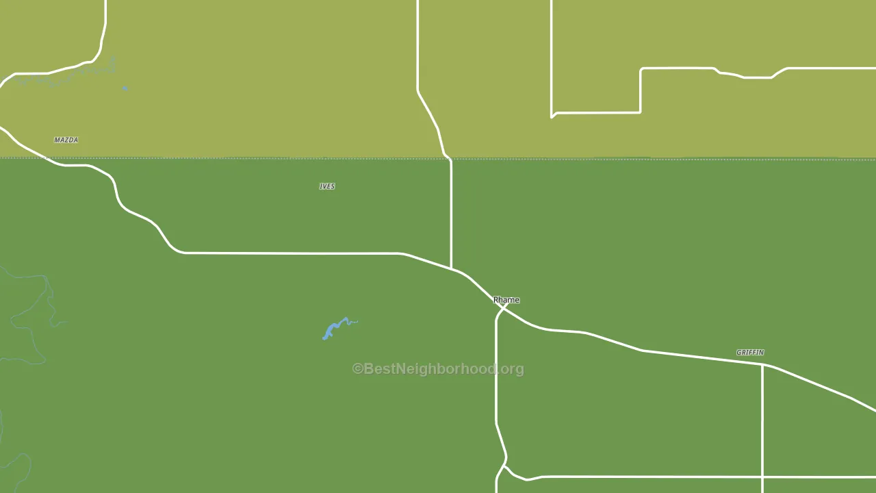 58651, ND block-group voter-turnout map