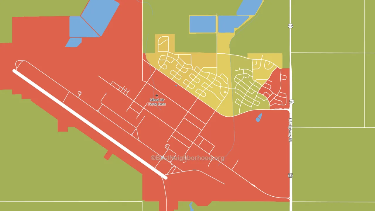 58705, ND block-group voter-turnout map