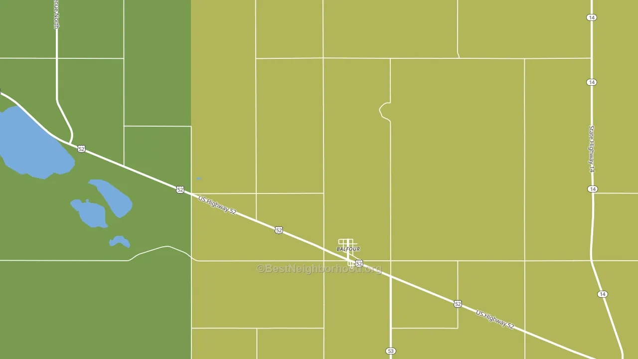 58712, ND block-group voter-turnout map