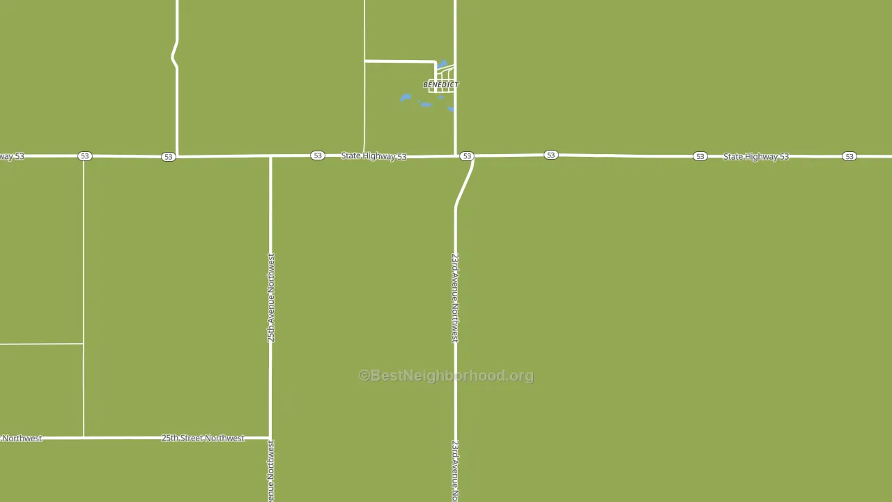 58716, ND block-group voter-turnout map