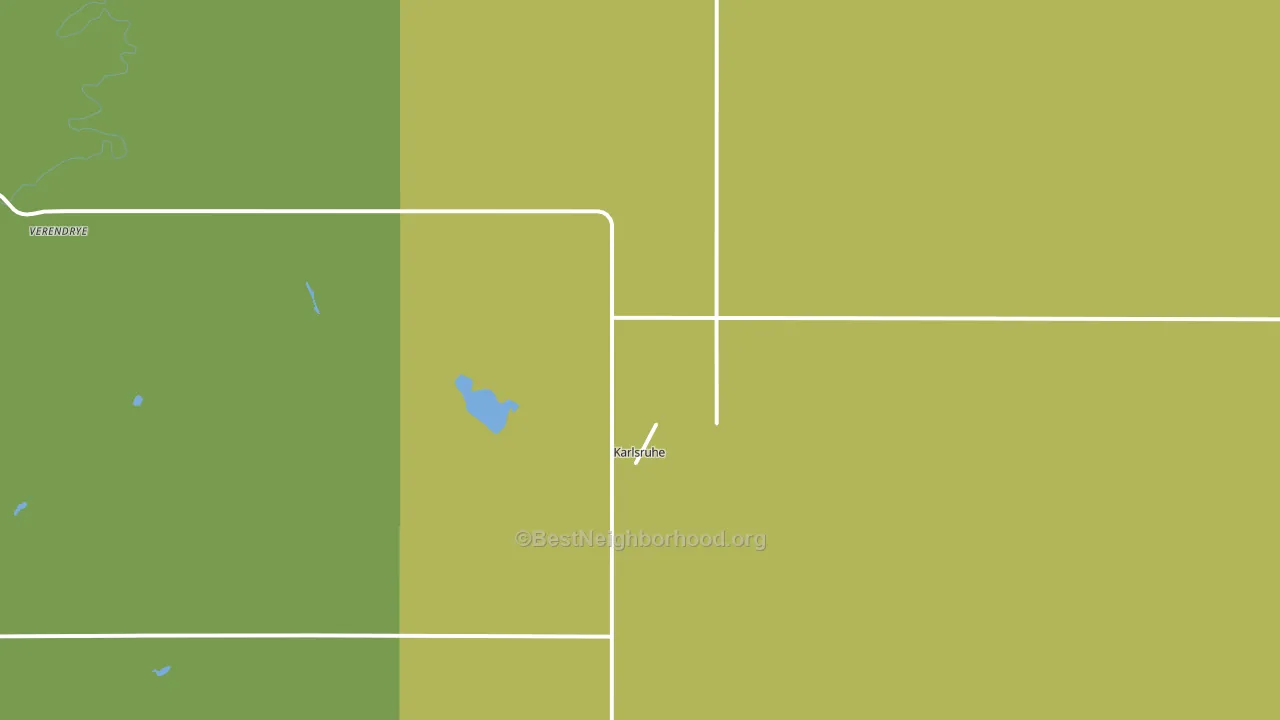58744, ND block-group voter-turnout map