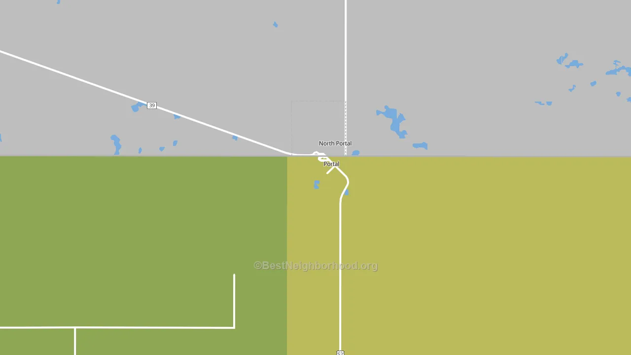 58772, ND block-group voter-turnout map