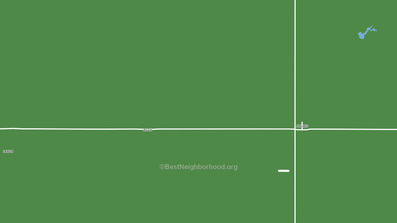 58783, ND block-group voter-turnout map