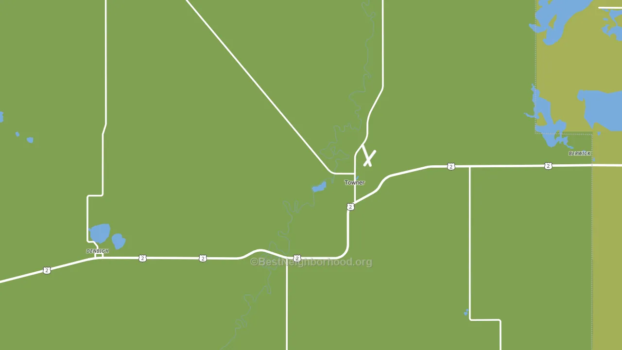 58788, ND block-group voter-turnout map