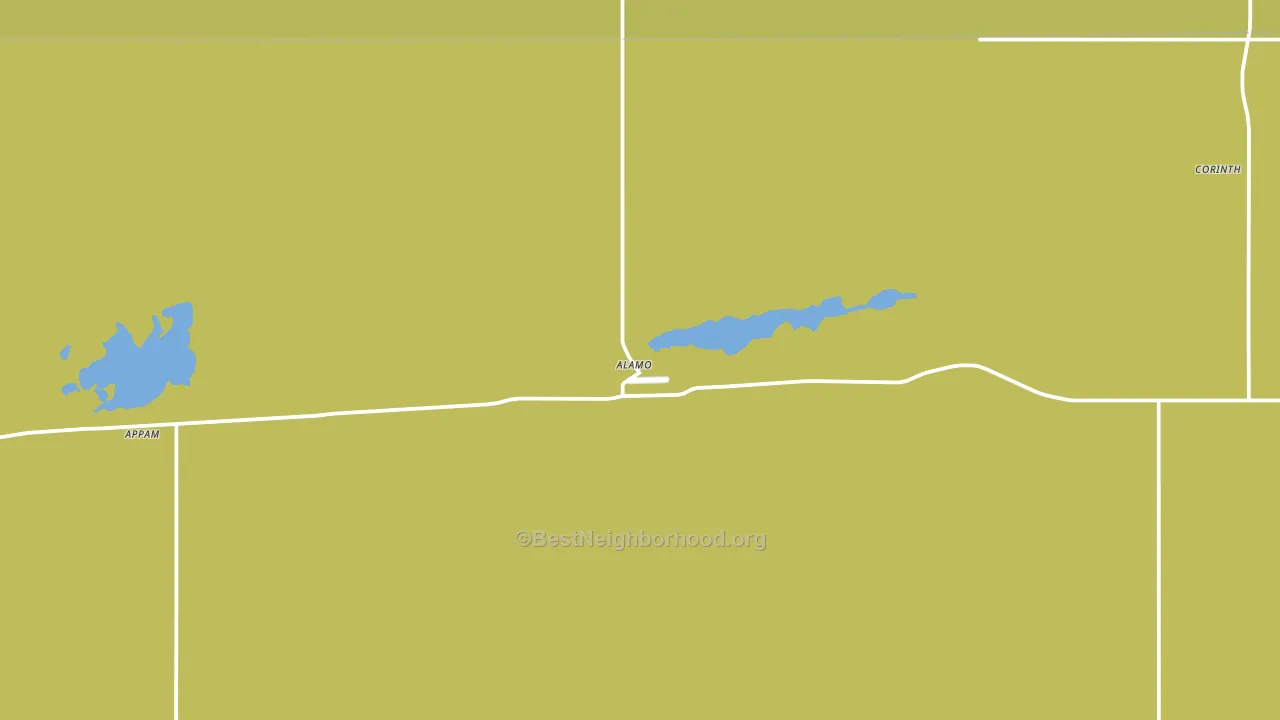 58830, ND block-group voter-turnout map