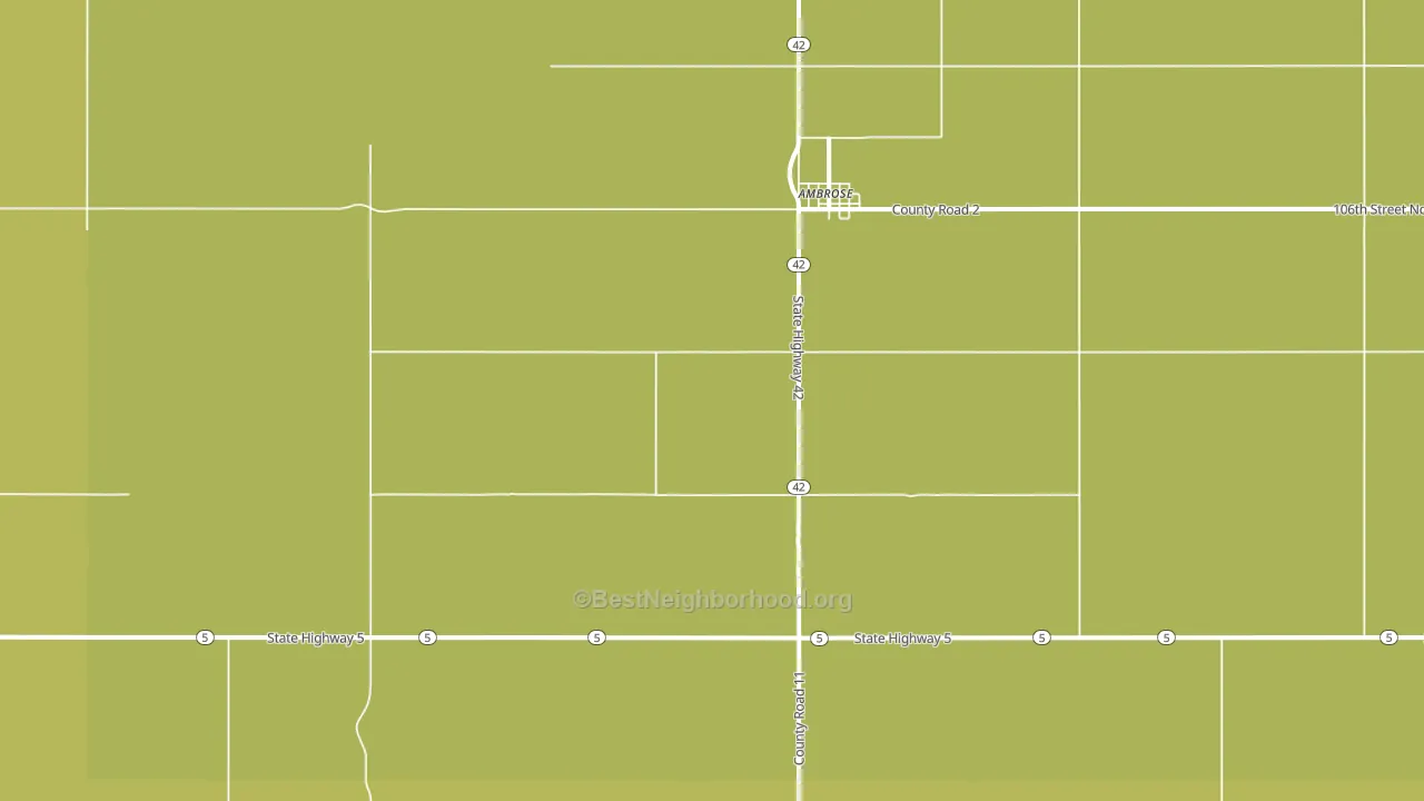 58833, ND block-group voter-turnout map