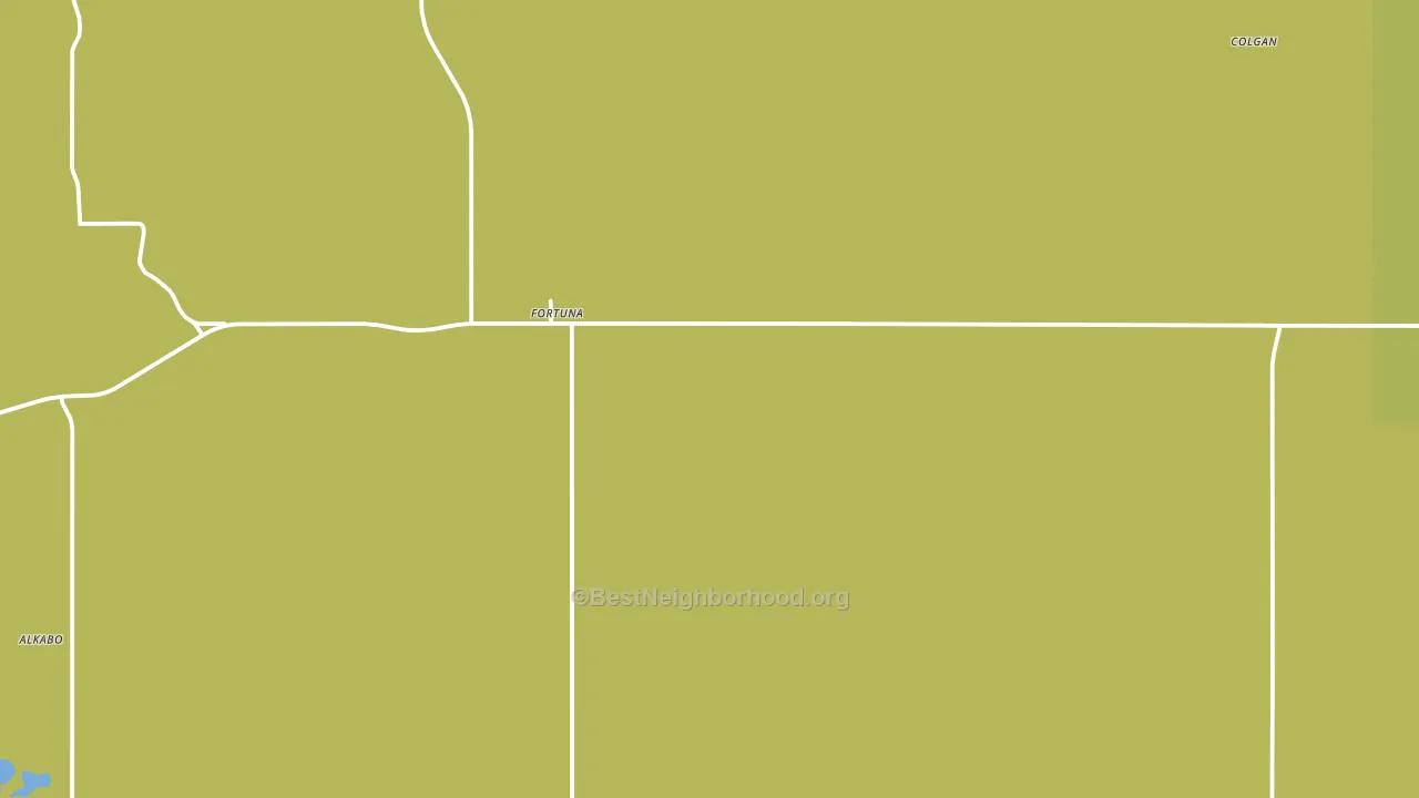 58844, ND block-group voter-turnout map
