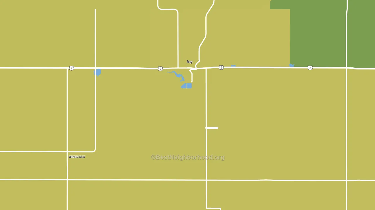 58849, ND block-group voter-turnout map