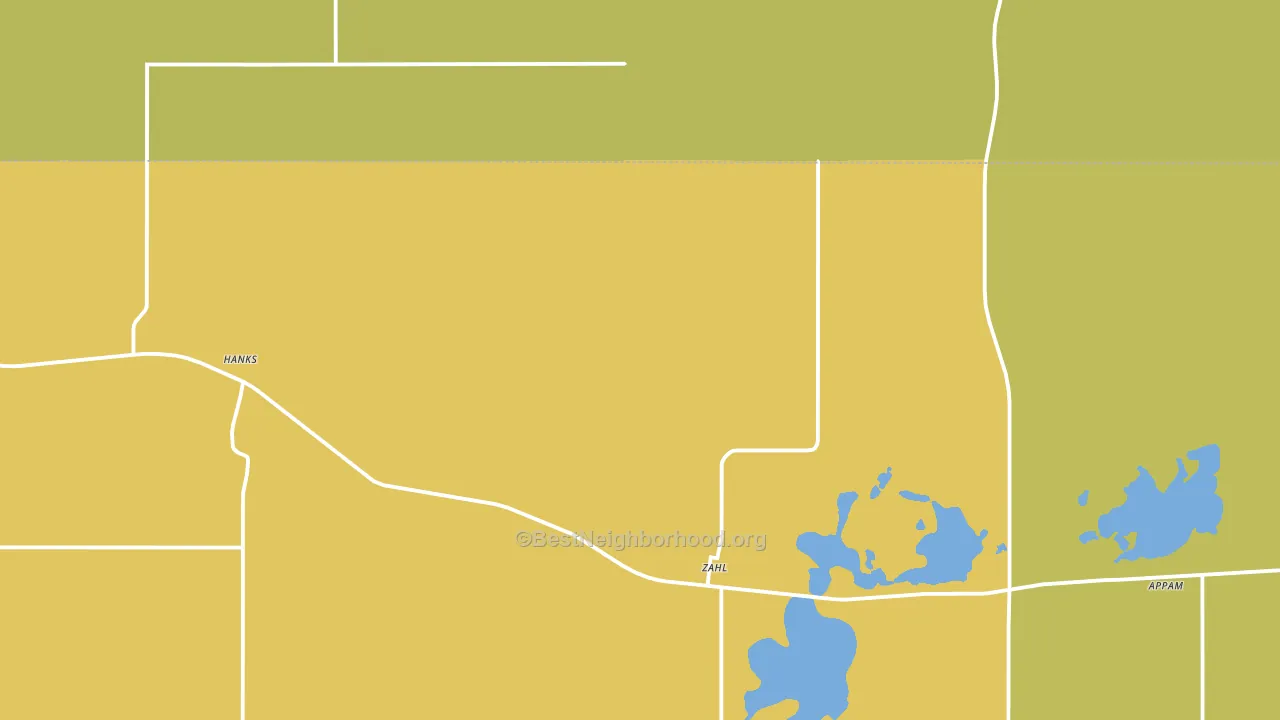 58856, ND block-group voter-turnout map