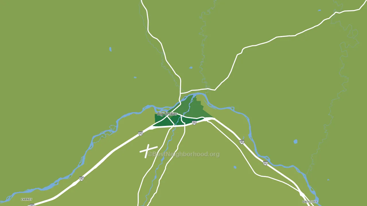 59011, MT block-group voter-turnout map