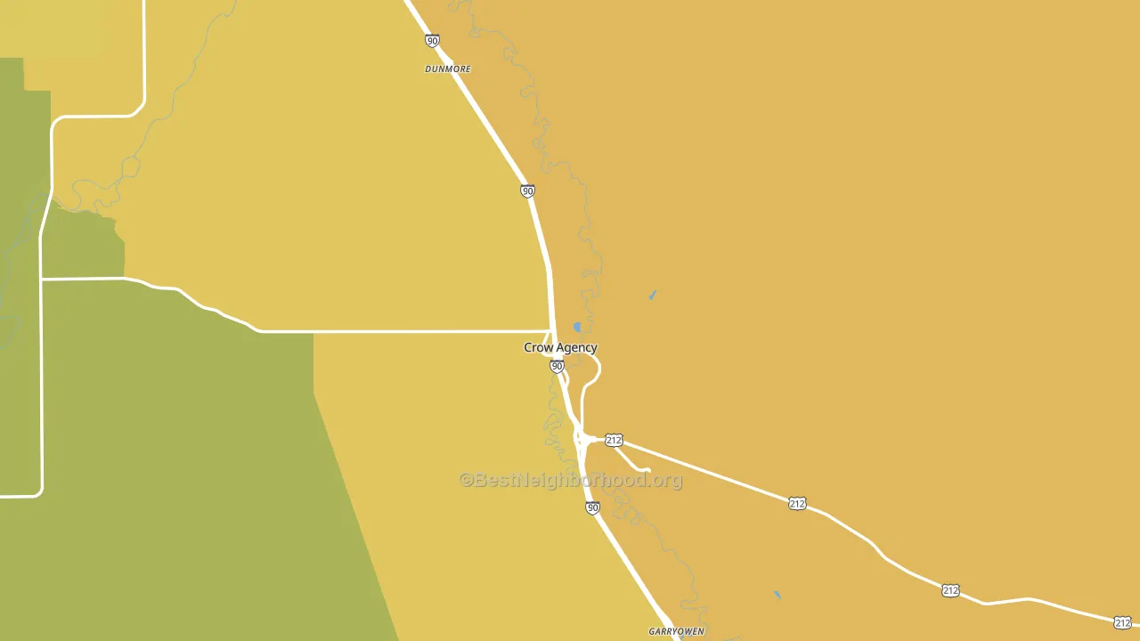 59022, MT block-group voter-turnout map