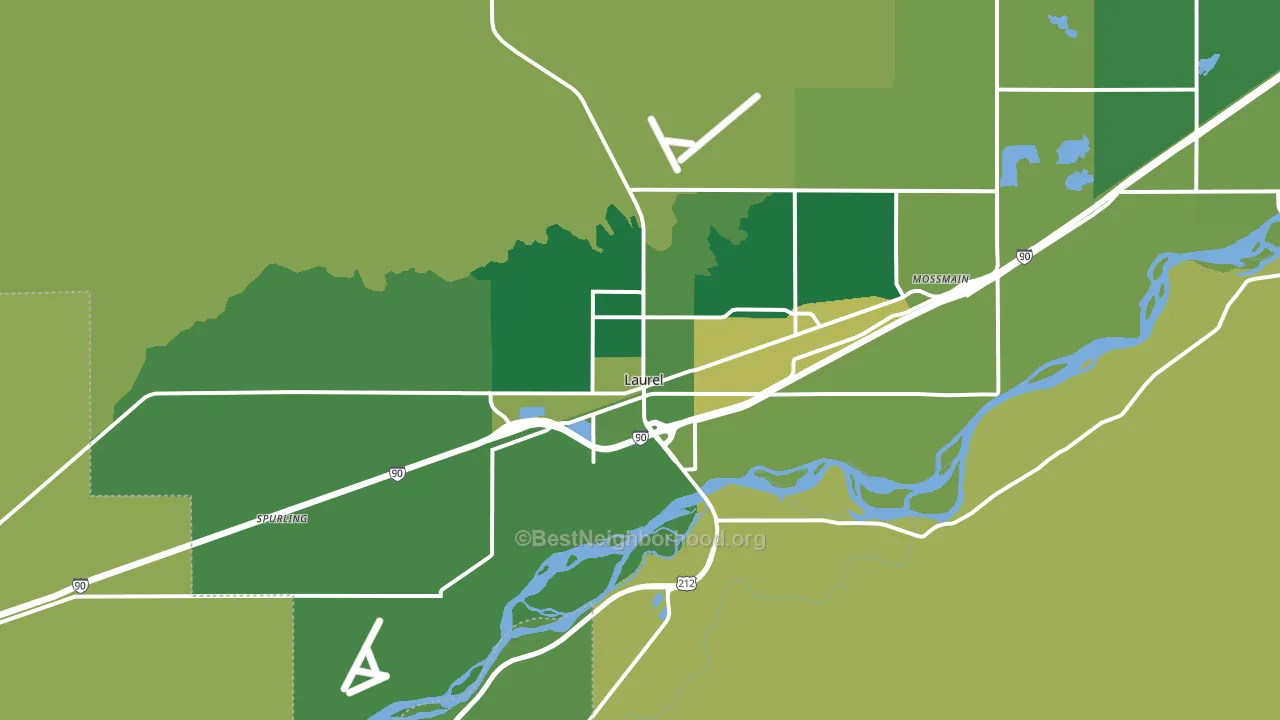 59044, MT block-group voter-turnout map