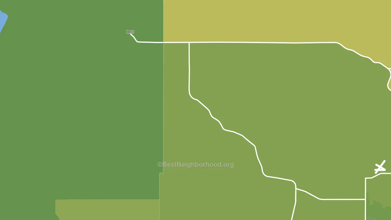 59057, MT block-group voter-turnout map