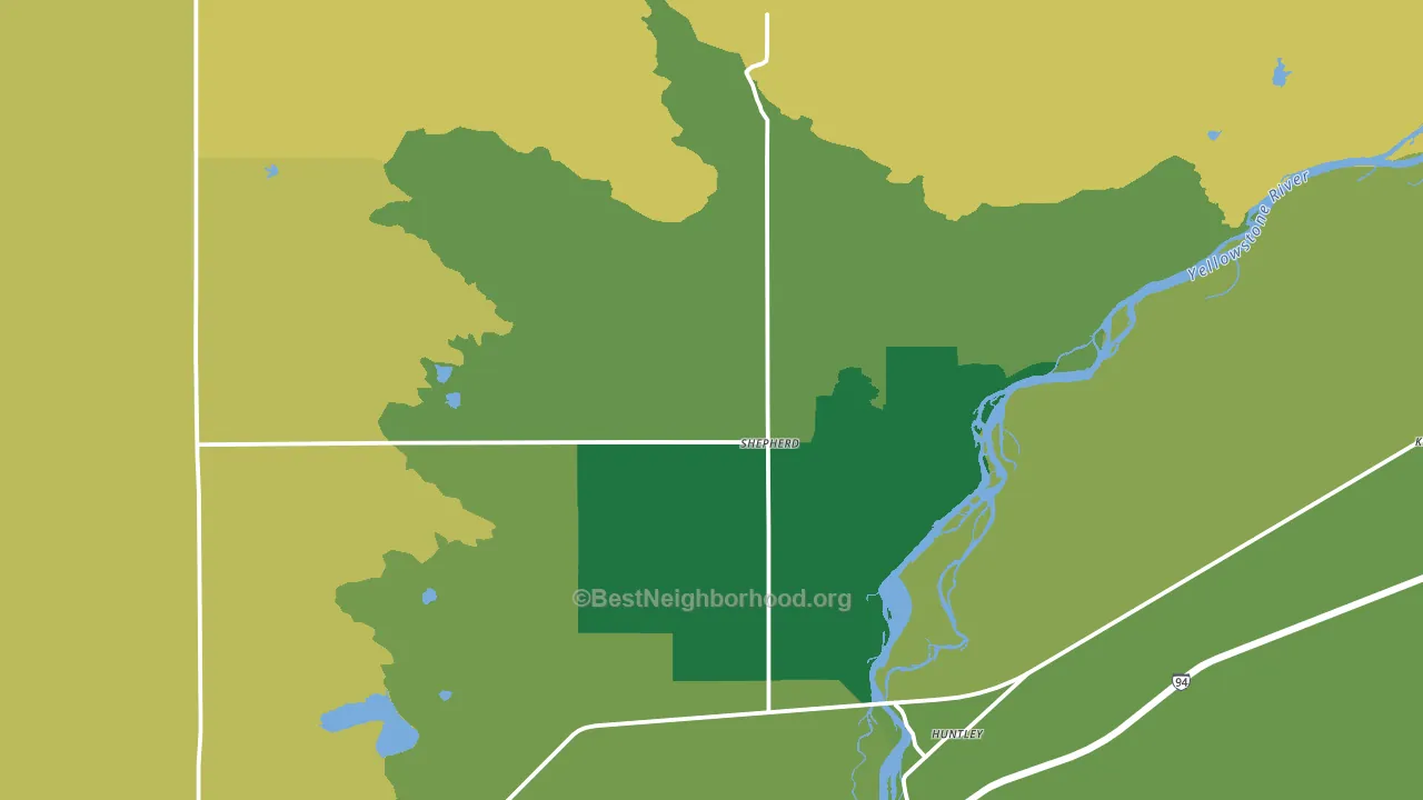 59079, MT block-group voter-turnout map