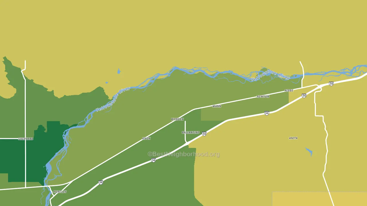 59088, MT block-group voter-turnout map