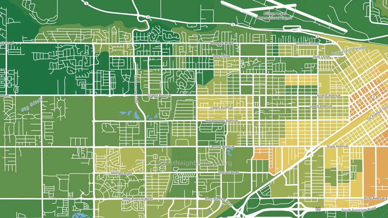 59102, MT block-group voter-turnout map