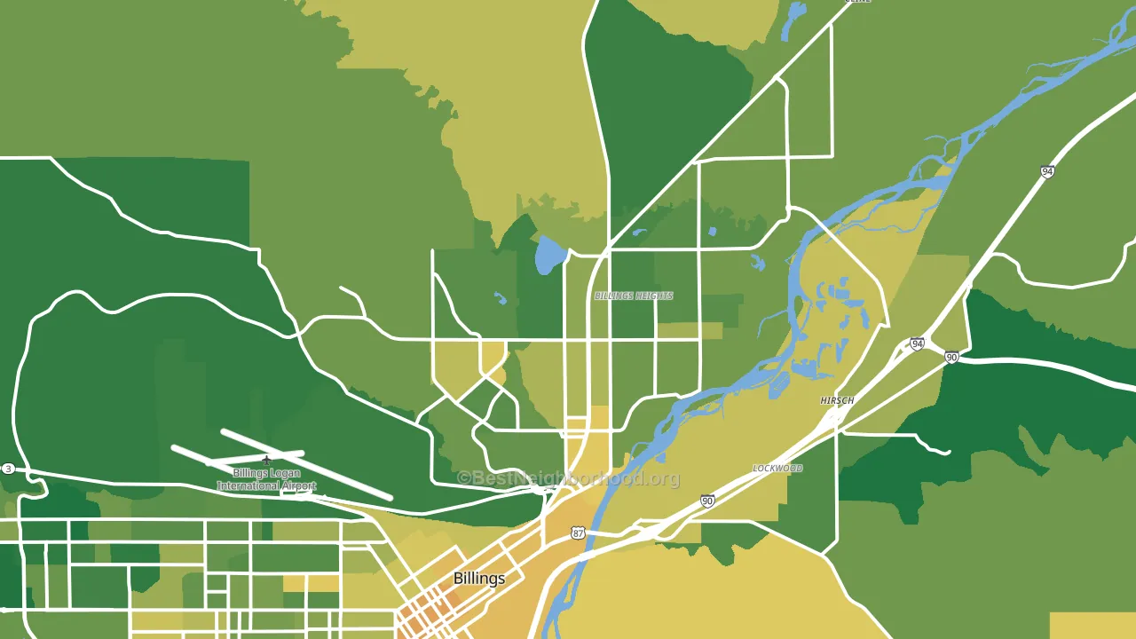 59105, MT block-group voter-turnout map