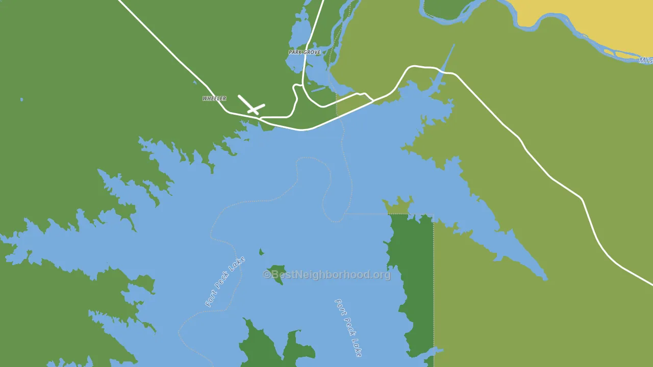 59223, MT block-group voter-turnout map