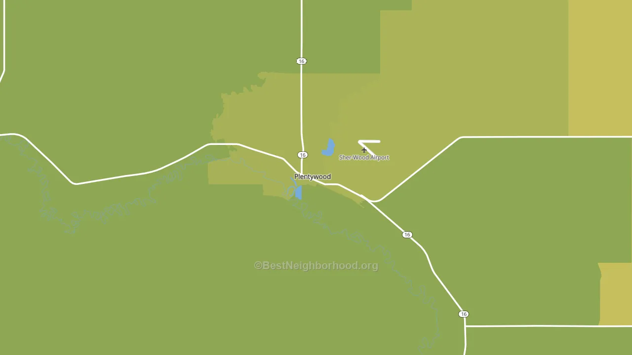 59254, MT block-group voter-turnout map