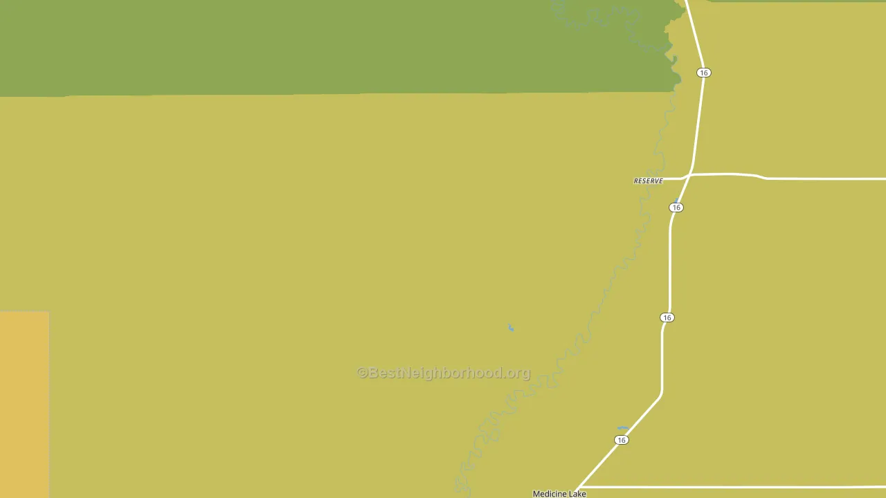 59258, MT block-group voter-turnout map